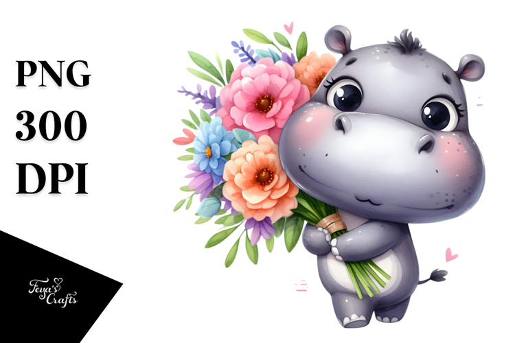 Hippo Clipart Image 12