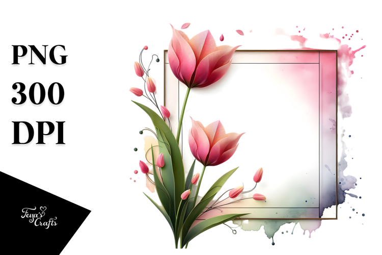 Abstract Tulip PNG