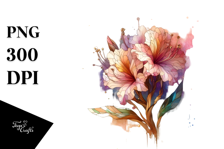 Wooden Rhododendron PNG