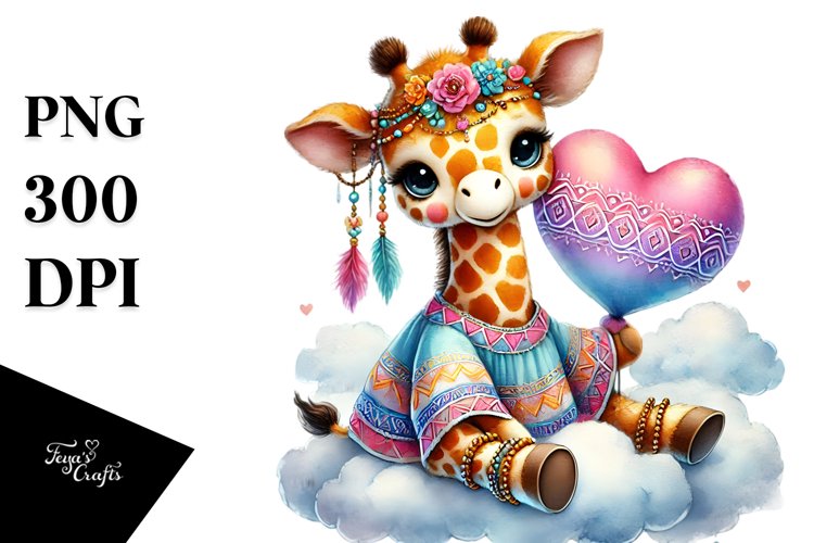 Giraffe Clipart Image 11