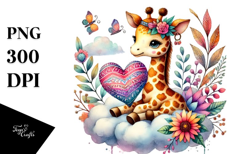 Giraffe Clipart Image 10
