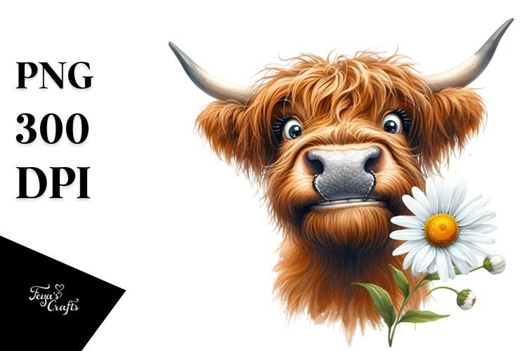 Highland Cow Clipart Image 9