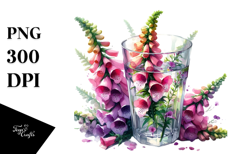 Watercolor Flower Clipart Image 2