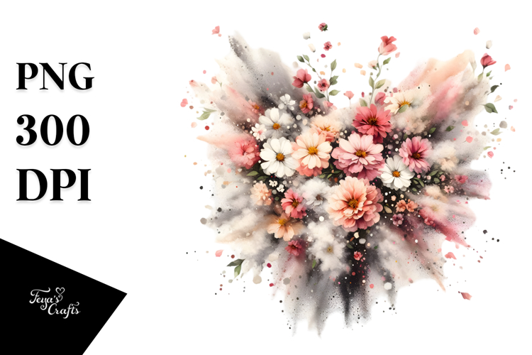 Flower Painting PNG example image 1