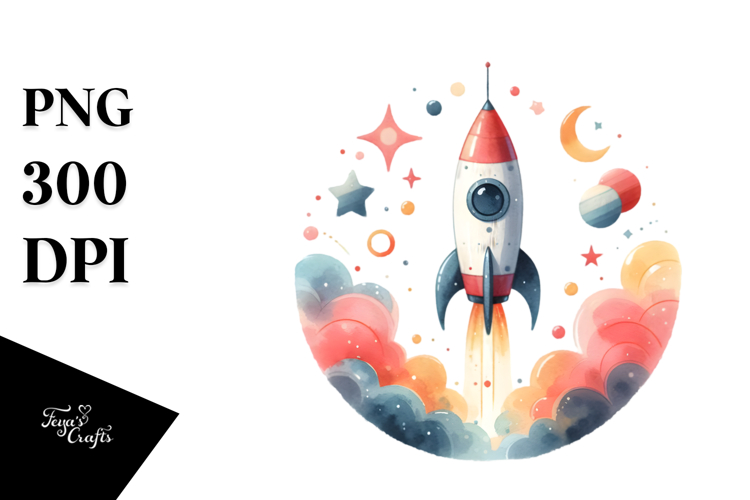 Rocket Clipart Image 13