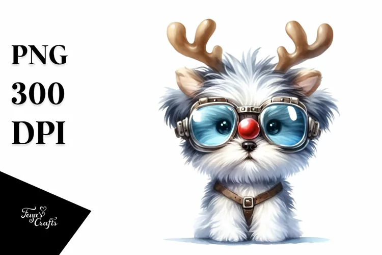 Baby Havanese with Stylish Look, Transparent PNG