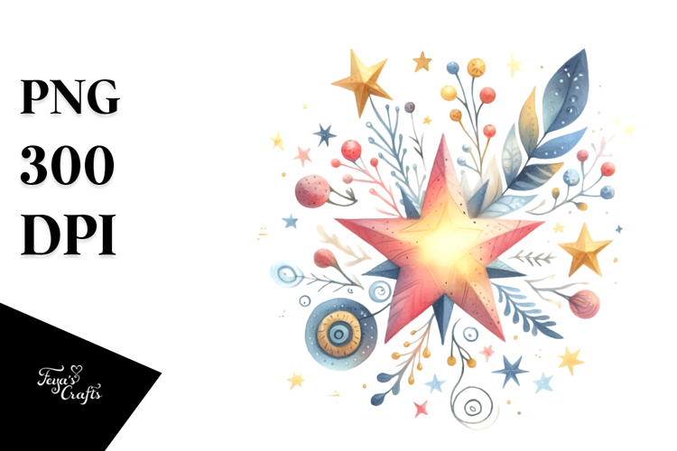 Simple Whimsical Star PNG