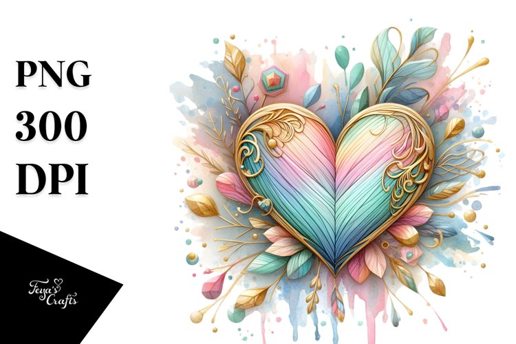 Transparent Heart Clipart Image 23