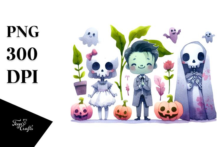 Simple Undead Halloween PNG