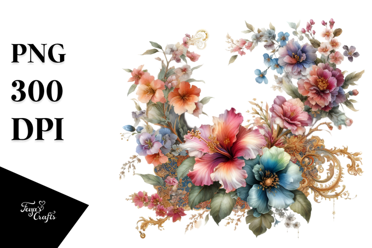 Hawaiian Flowers Clipart Image 8