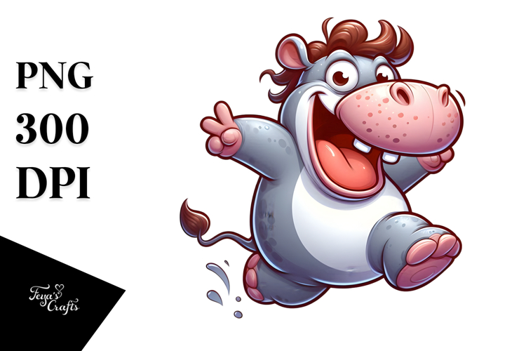 Hippo Clipart Image 4