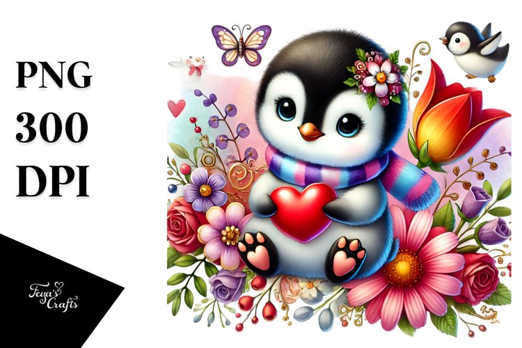 Penguin Clipart Image 21