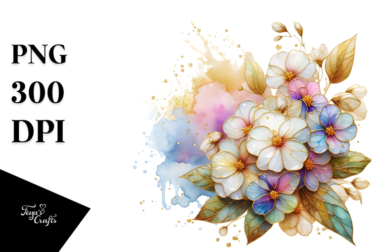 Impatiens Floral Artwork