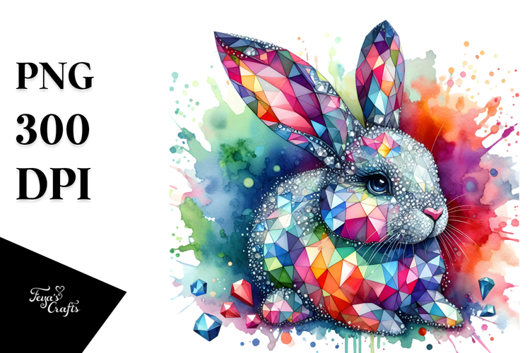 Diamond Bunny, High-Res PNG