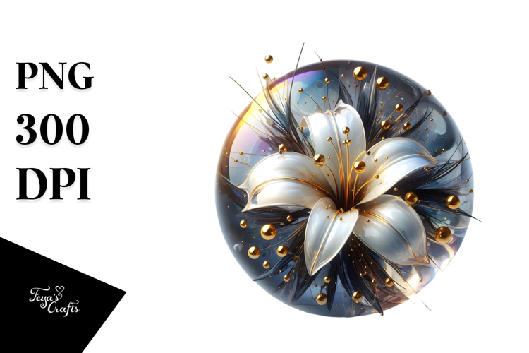 Abstract Lobelia Material PNG