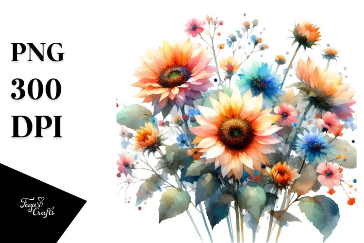 Sunflower Clipart Image 23