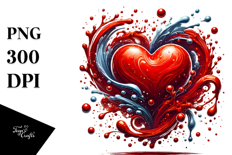 Red Heart Png Image 10