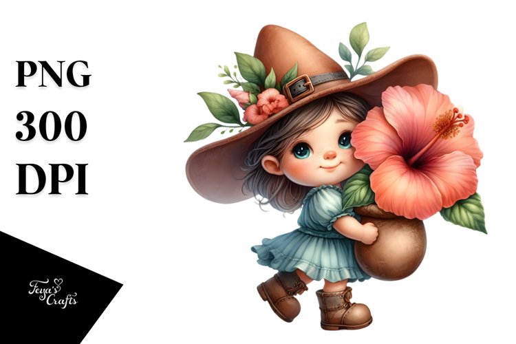 Hibiscus Flower Clipart Image 24