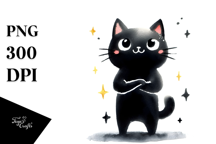 Black Cat Png Image 6
