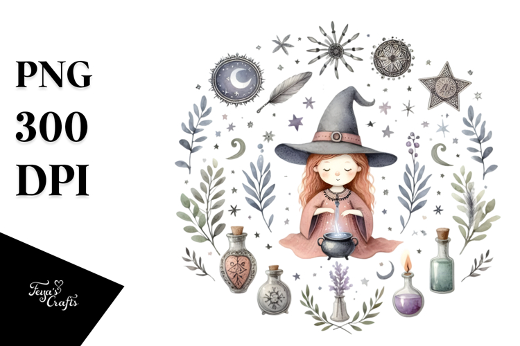 Witch Clipart Image 9