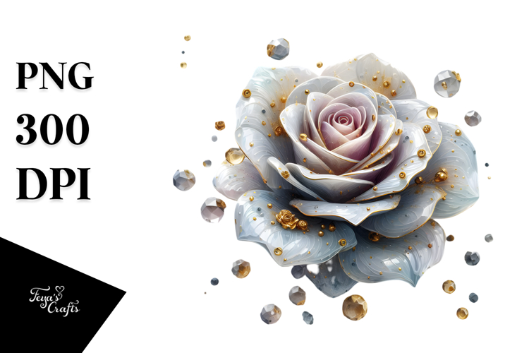 Rose Watercolor Splash PNG