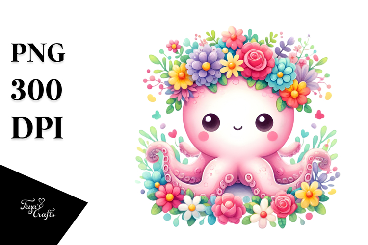 Octopus Cartoon Image 4