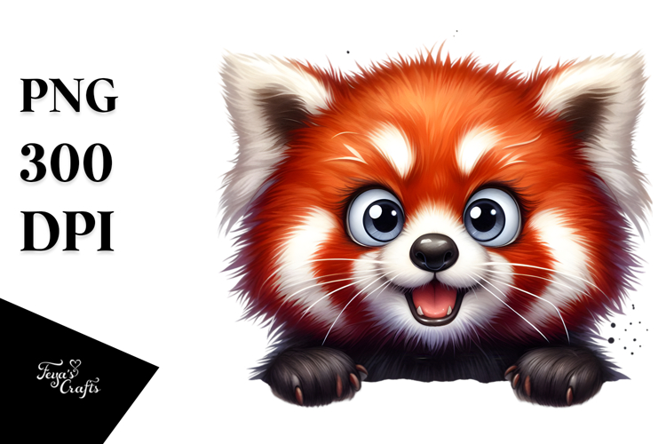 Red Panda Clipart Image 19
