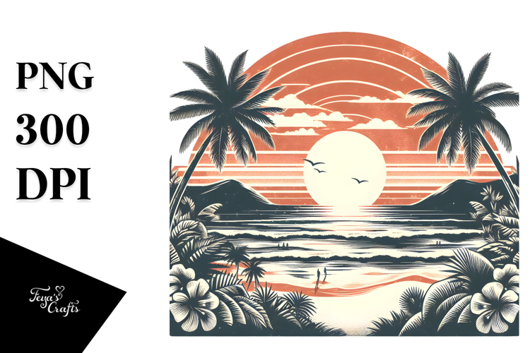 Sunset Vector Image 20
