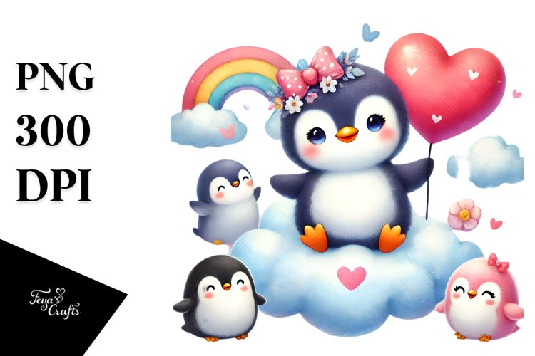 Penguin Clipart Image 16