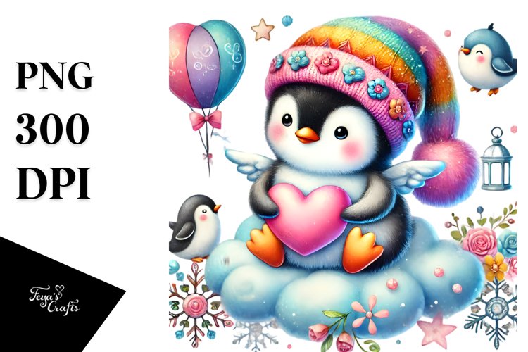 Penguin Clipart Image 15