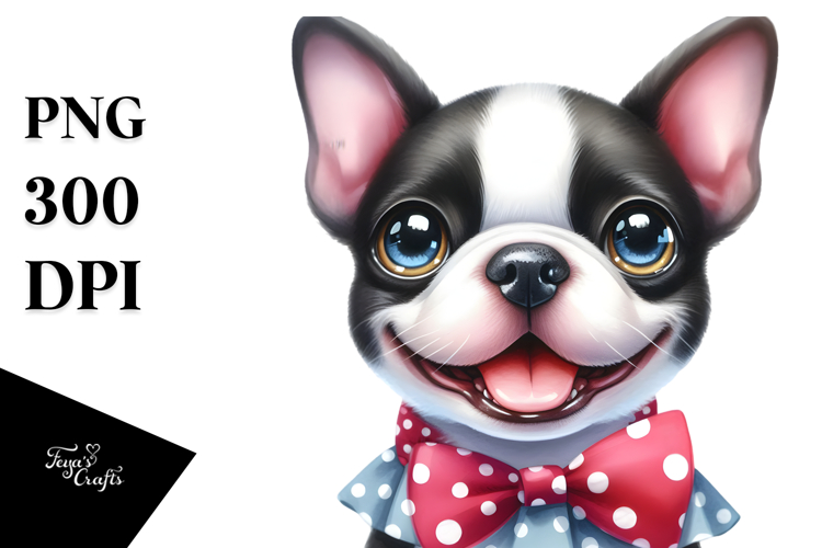 Boston Terrier Clipart Image 11