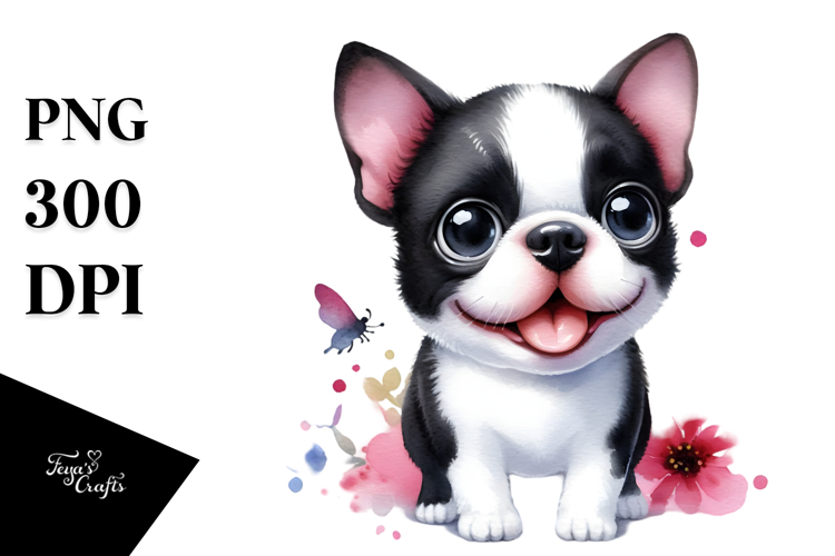 Boston Terrier Clipart Image 10
