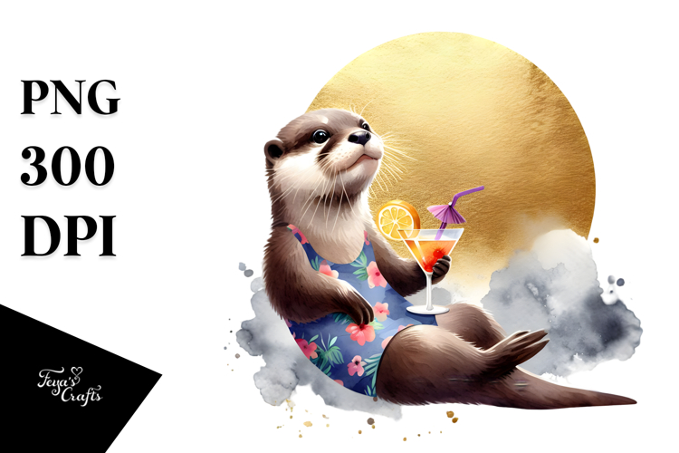 Otter Clipart Image 24