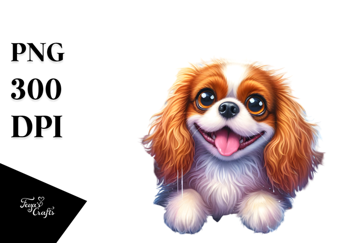 Crazy Looking Cavalier King Charles Spaniel | Sublimation