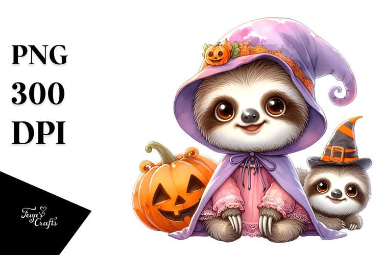Sloth Clipart Image 11