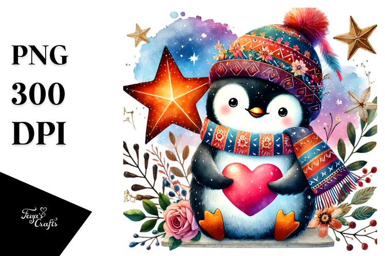 Penguin Clipart Image 13