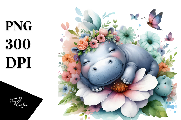 Hippo Clipart Image 2