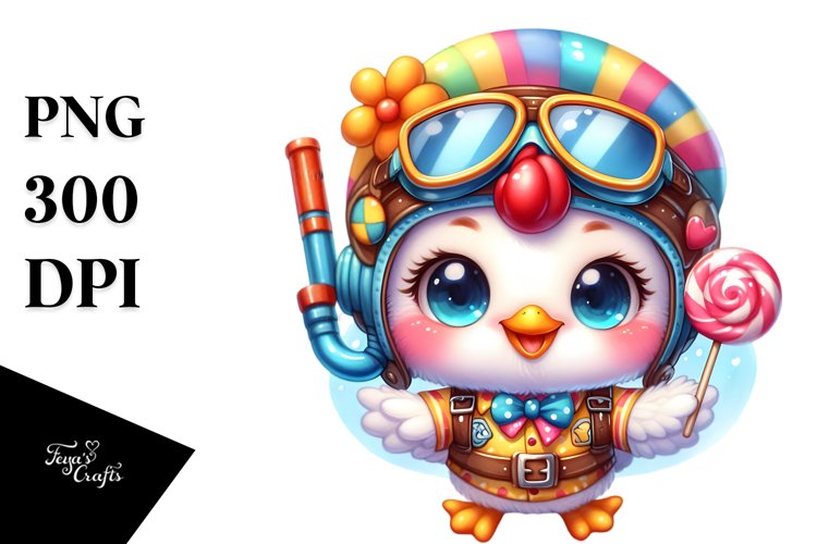 Smiling Baby Chicken PNG