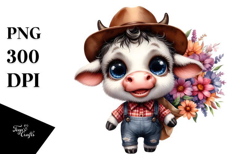 Funny Large Baby Bouquet | Sublimation | Clipart