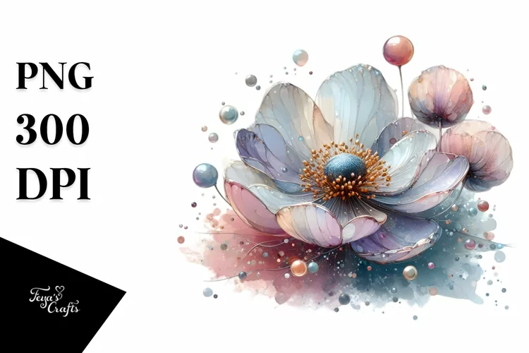 Glossy Anemone PNG