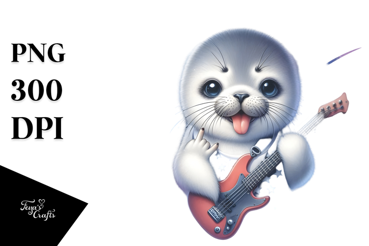 Cute Baby Seal PNG