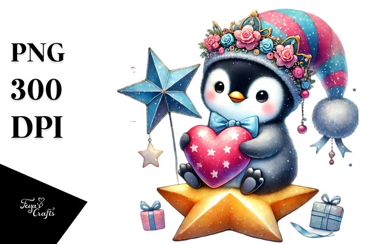 Penguin Clipart Image 10