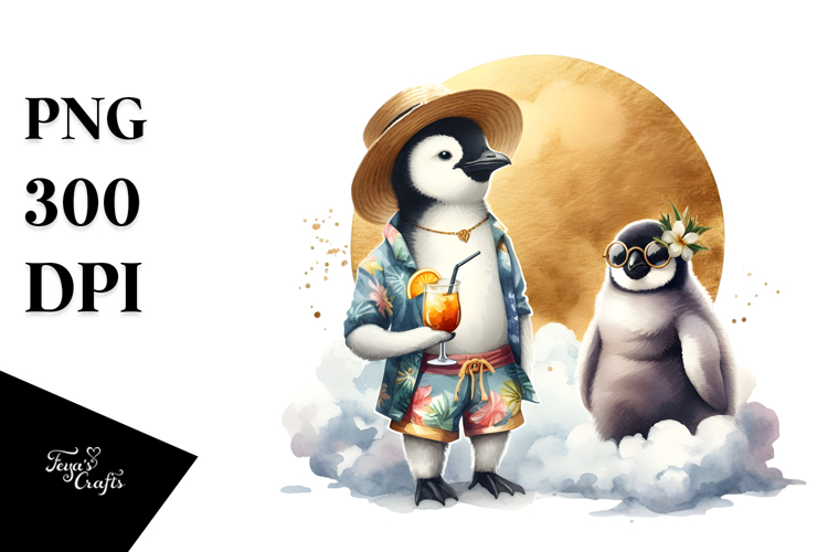 Penguin Clipart Image 19