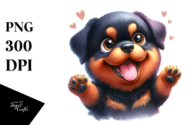 Rottweiler Clipart Image 24