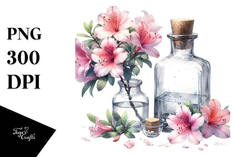 Watercolor Flower Clipart Image 24