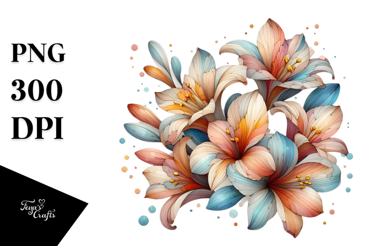 Small Stained Freesia PNG