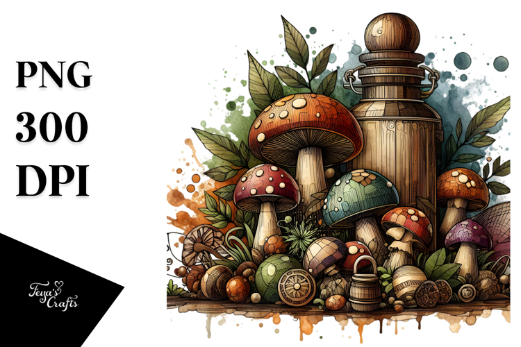 Mushroom Clipart Image 16