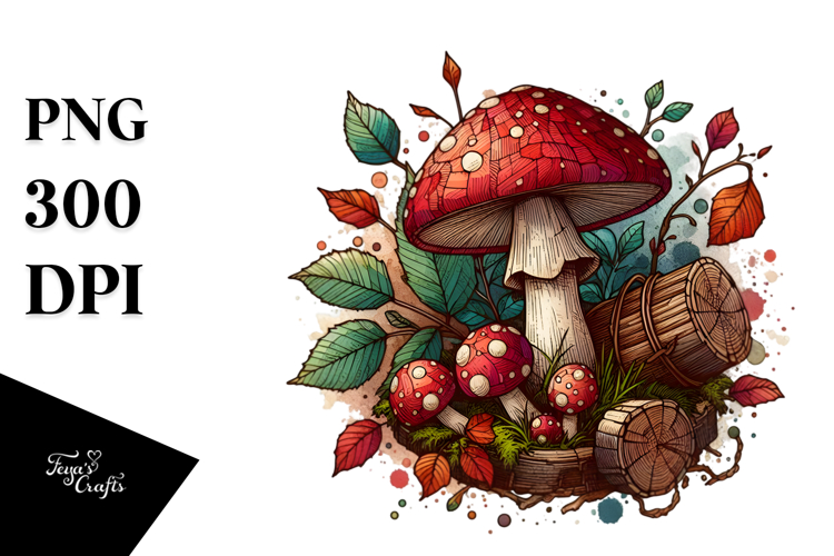 Mushroom Clipart Image 15