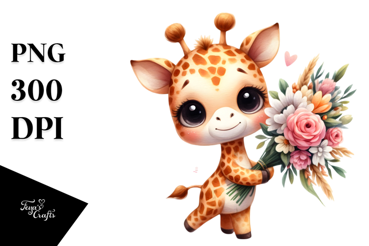 Giraffe Clipart Image 24