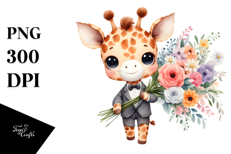 Giraffe Clipart Image 23